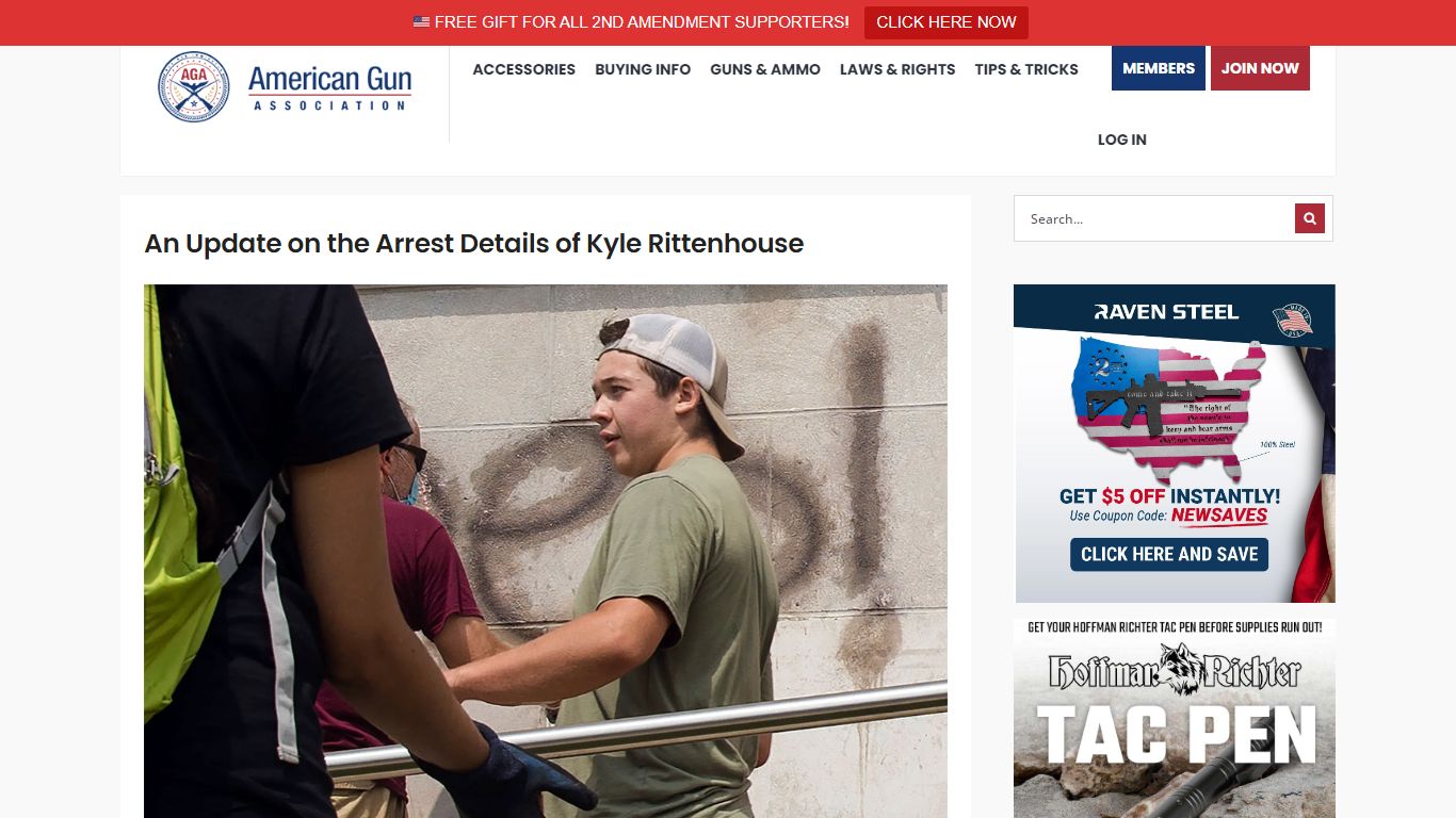 An Update On The Arrest Details Of Kyle Rittenhouse | AGA